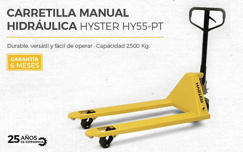 Carretilla manual hidráulica Hyster HY55-PT