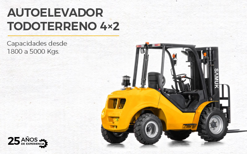 Autoelevador Todoterreno 4×2 Samuk FD18T-FD50T